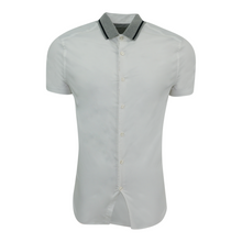 Load image into Gallery viewer, Kenneth Cole New York Men's Rib Collar Textured S/S Shirt
