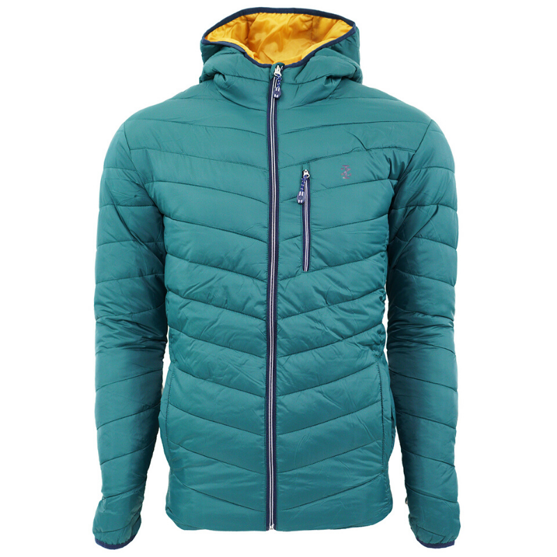 Izod men's quilted full zip puffer jacket sales