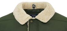 Load image into Gallery viewer, IZOD Men's Sherpa-Lined Collar Winter Jacket Olive 2XL
