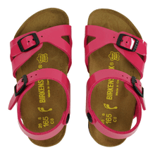 Load image into Gallery viewer, Birkenstock Kids Rio Birko-Flor Sandals Pink Patent 25 N
