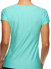 Load image into Gallery viewer, Reebok Women's Fitted Performance Reverse Marled Jersey T-Shirt
