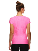 Load image into Gallery viewer, Reebok Women's Fitted Performance Reverse Marled Jersey T-Shirt
