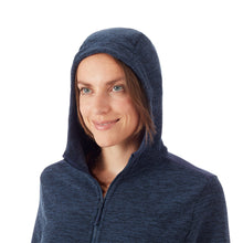 Load image into Gallery viewer, Mammut Women's Yadkin ML Hooded Jacket Peacoat Melange-Peacoat XL
